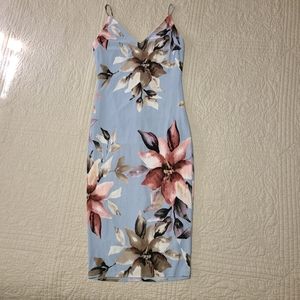 Light Blue Floral Dress